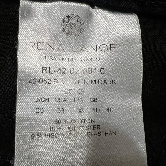 RENA LANGE Dark Navy Denim! - Picture 4 of 4
